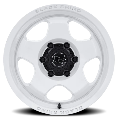 Black Rhino Sol BR031WX 17x8 +38 6x135mm 87.1mm Gloss White