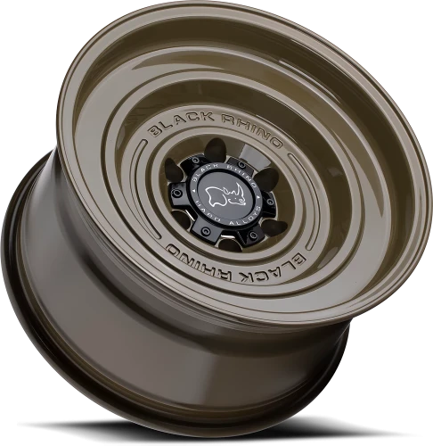 Black Rhino Solid GR 17x9.5 -18 5x127mm 71.6mm Gloss Alligator Green