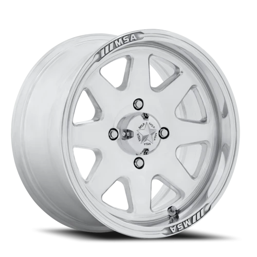 MSA Spark UTV M54 HX 15x7 +10 5x114.3mm 72.56mm Polished