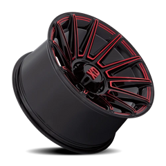 XD Series Specter XD867 GBR 20x10 -18 8x180mm 124.2mm Gloss Black Red Tint