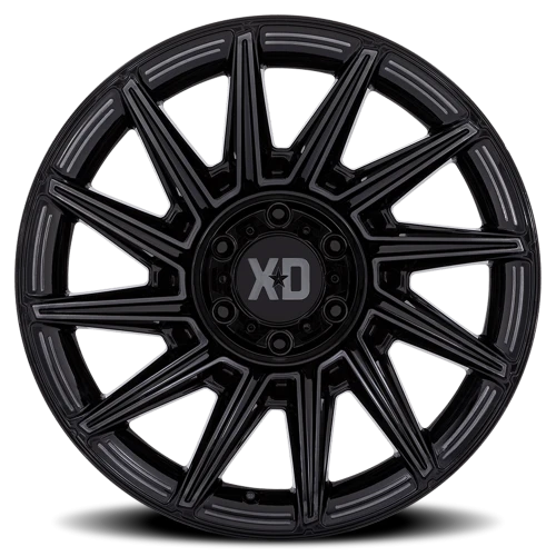XD Series Specter XD867 GY 20x10 -18 8x170mm 125.1mm Gloss Black Gray Tint