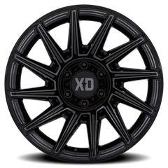 XD Series Specter XD867 GY 20x10 -18 8x165.1mm 125.1mm Gloss Black Gray Tint