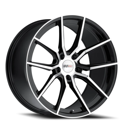 Cray Spider GB 20x12 +41 5x120.65mm 70.3mm Gloss Black Mirror Cut Face