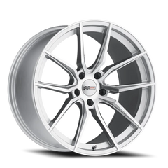 Cray Spider SL 18x9 +50 5x120.65mm 70.3mm Silver Mirror Cut Face