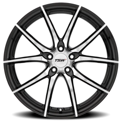 TSW Sprint SL 18x8.5 +40 5x114.3mm 76.1mm Gloss Black Mirror Cut Face