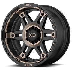 XD Series Spy II XD840 SB 20x10 -18 5x127mm 71.5mm Satin Black Dark Tint