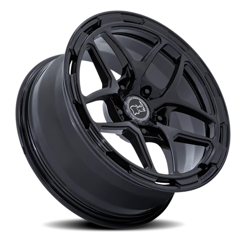 Black Rhino Stallberg Forged 18x8 +20 5x130mm 71.6mm Gloss Black