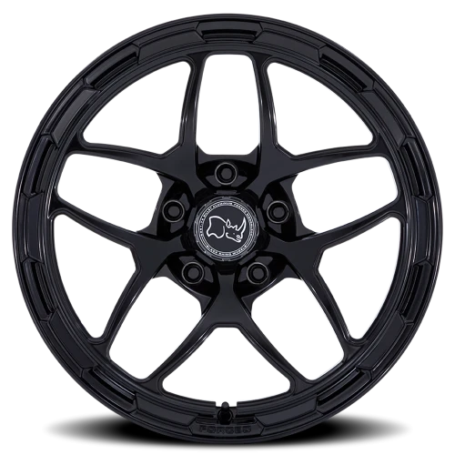 Black Rhino Stallberg Forged 18x8 +20 5x130mm 71.6mm Gloss Black