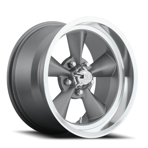US Mags Standard U102 15x8 +1 5x114.3mm 72.56mm Matte Gunmetal