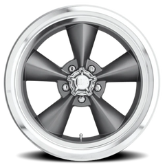 US Mags Standard U102 15x9 +1 5x114.3mm 72.6mm Matte Gunmetal