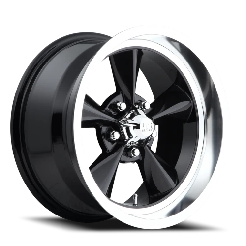 US Mags Standard U107 15x8 +1 5x120.65mm 72.56mm Gloss Black