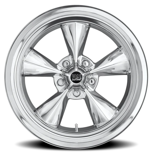US Mags Standard U108 15x8 +1 5x120.65mm 72.56mm Polished