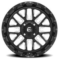 Fuel Stroke UTV D611 20x7 +13 4x156mm 132mm Gloss Black Milled