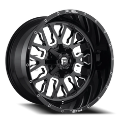 Fuel Stroke D611 18x9 -12 5x114.3mm 78.1mm Gloss Black Milled