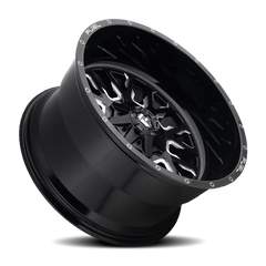 Fuel Stroke D611 20x10 -18 6x135mm 106.3mm Gloss Black Milled