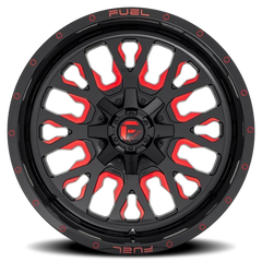 Fuel Stroke D612 20x9 +1 6x135mm 106.3mm Gloss Red Milled