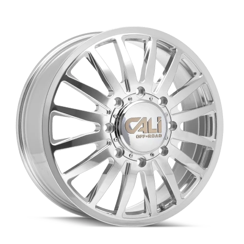 Cali Offroad Summit Dually 9110D PO 20x8.25 +115 8x210mm 154.2mm Polished  Milled Spokes