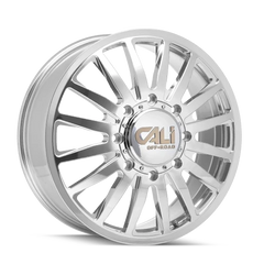 Cali Offroad Summit Dually 9110D PO 20x8.25 +115 8x210mm 154.2mm Polished  Milled Spokes