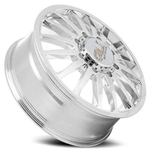Cali Offroad Summit Dually 9110D PO 20x8.25 +115 8x210mm 154.2mm Polished  Milled Spokes