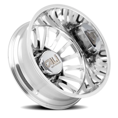 Cali Offroad Summit Dually 9110D PO 22x8.25 -232 8x165.1mm 121.3mm Polished  Milled Spokes