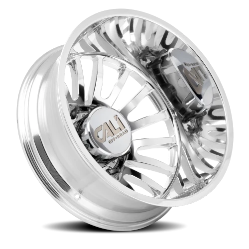 Cali Offroad Summit Dually 9110D PO 20x8.25 -192 8x210mm 154.2mm Polished  Milled Spokes