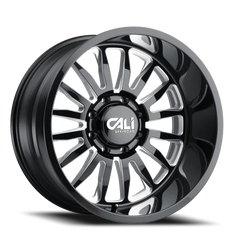 Cali Offroad Summit 9110 GB-M 22x10 +0 8x170mm 125.2mm Gloss Black Milled Spokes