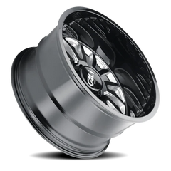 Cali Offroad Summit 9110 GB-M 20x9 +0 8x180mm 124.1mm Gloss Black Milled Spokes