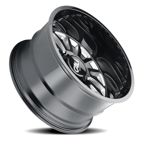 Cali Offroad Summit 9110 GB-M 22x12 -51 8x165.1mm 125.2mm Gloss Black Milled Spokes