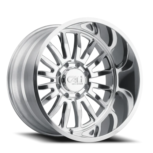 Cali Offroad Summit 9110 PO 22x12 -51 6x135mm 87.1mm Polished  Milled Spokes