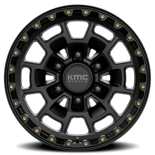 KMC Summit KM718 SB 17x8.5 +0 6x135mm 87.1mm Satin Black