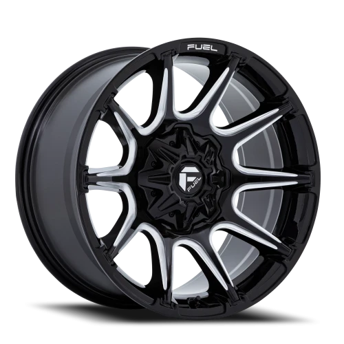 Fuel Super C FC880 BE 20x9 +1 6x135mm 106.1mm Gloss Black Milled