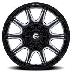 Fuel Super C FC880 BE 20x9 +1 6x135mm 106.1mm Gloss Black Milled