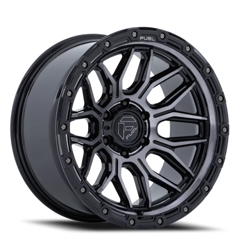 Fuel Surge FC881 BT 20x9 +1 8x170mm 125.1mm Gloss Black Machined Gray Tint
