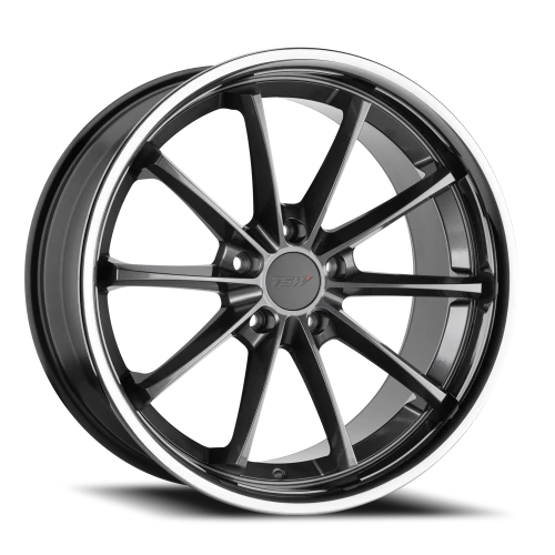 TSW Sweep GY 19x9.5 +40 5x120mm 76.1mm Gloss Gunmetal Stainless Lip