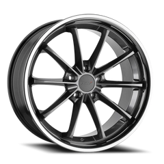 TSW Sweep GY 19x9.5 +40 5x120mm 76.1mm Gloss Gunmetal Stainless Lip