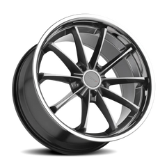 TSW Sweep GY 19x9.5 +40 5x120mm 76.1mm Gloss Gunmetal Stainless Lip
