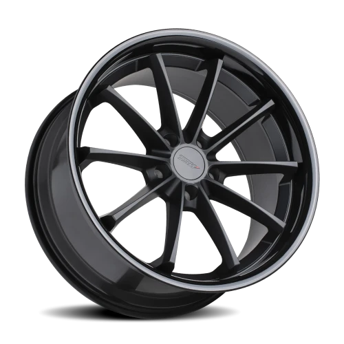 TSW Sweep MB 19x9.5 +20 5x114.3mm 76.1mm Matte Black Gloss Black Lip