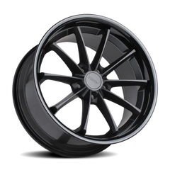 TSW Sweep MB 19x9.5 +20 5x114.3mm 76.1mm Matte Black Gloss Black Lip
