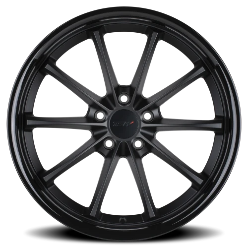 TSW Sweep MB 19x9.5 +20 5x114.3mm 76.1mm Matte Black Gloss Black Lip