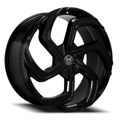 Lexani Wheels Swift-6 672 FB 24x10 +20 5x115mm 78mm Gloss Black
