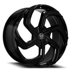 Lexani Wheels Swift-6 672 FB 24x10 +20 5x115mm 78mm Gloss Black