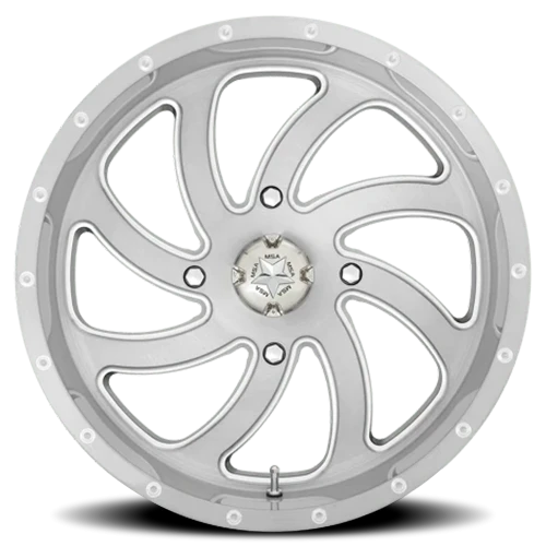 MSA Switch M36 TT 24x7 +0 4x137mm 112.1mm Brushed Titanium