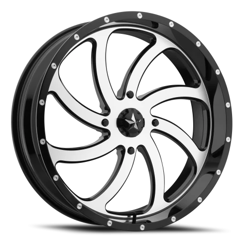 MSA Switch M36 GBM 18x7 +0 4x137mm 112mm Gloss Black Machined Face