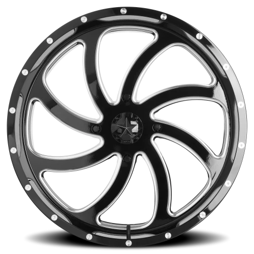MSA Switch M36 GB-M 18x7 +0 4x156mm 132mm Gloss Black Milled