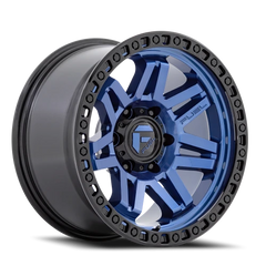 Fuel Syndicate D813 17x9 -12 5x127mm 71.5mm Dark Blue Black Ring