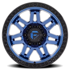 Fuel Syndicate D813 17x9 +1 5x127mm 71.5mm Dark Blue Black Ring