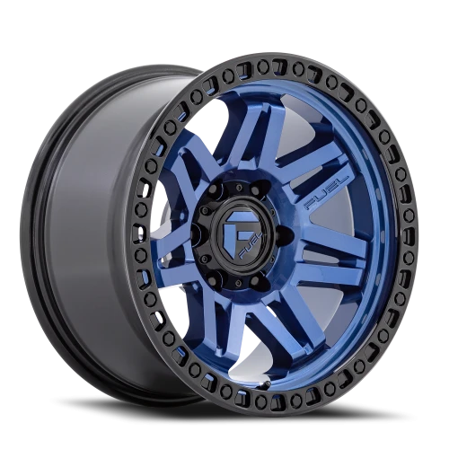 Fuel Syndicate D813 17x9 -12 6x139.7mm 106.1mm Dark Blue Black Ring