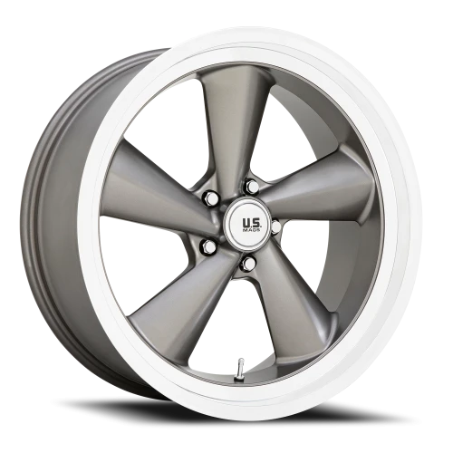 US Mags TS U137 22x9 +15 5x127mm 78.1mm Anthracite Diamond Cut Lip