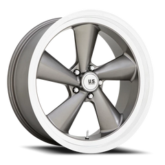 US Mags TS U137 22x9 +15 5x120.65mm 72.56mm Anthracite Diamond Cut Lip