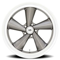 US Mags TS U137 22x10.5 +0 5x127mm 78.1mm Anthracite Diamond Cut Lip